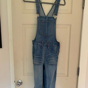 High Waist Overalls